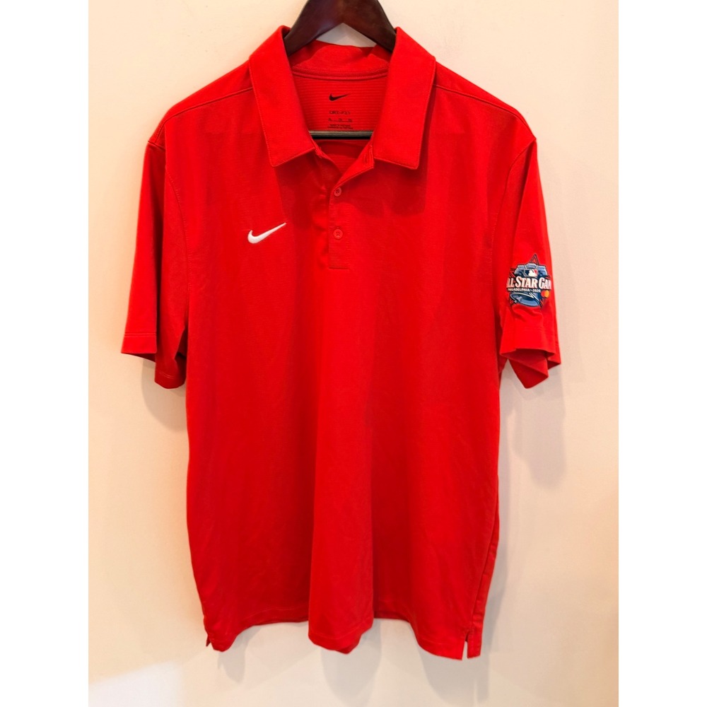 Nike Dri-FIT Polo Shirt XL Red MLB All Star Game Philadelphia 2026 Mens
